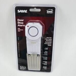 Sabre Door Stop Alarm Home Series Security 120dB Siren White